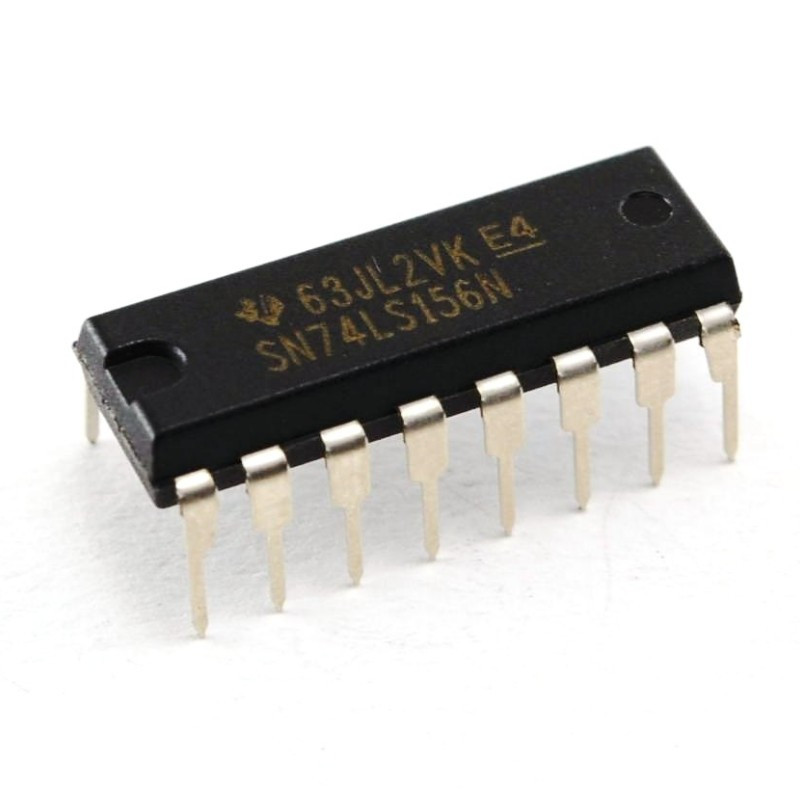 74LS156 DECOD/DEMUX C/COLECTOR ABIERTO 16P