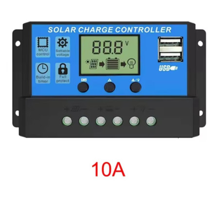 CONTROLADOR DE CARGA PARA PANEL SOLAR 10A
