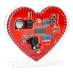 KIT CORAZON RELOJ DIGITAL MULTIFUNCIONAL