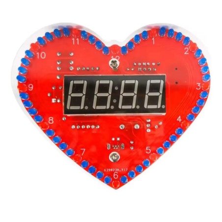 KIT CORAZON RELOJ DIGITAL MULTIFUNCIONAL