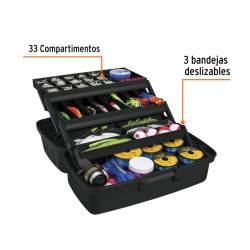 CAJA DE HERRAMIENTA PARA PESCA TRUPER 16"