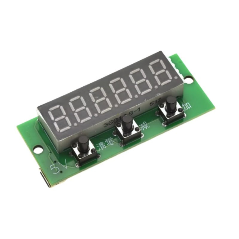 MODULO CONTADOR DE PANTALLA LED 6 DIGITOS