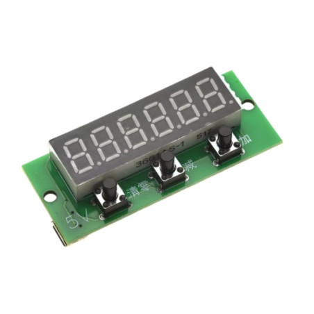 MODULO CONTADOR DE PANTALLA LED 6 DIGITOS