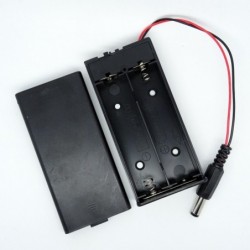 Porta pila para modelo 18650 de 2  Conta Tapa  y switch