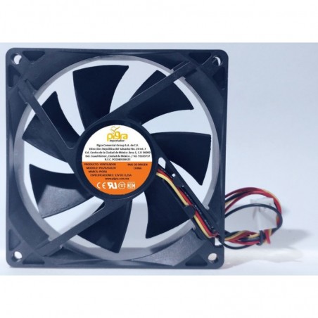 VENTILADOR PIGRA 70X70X25MM 12V