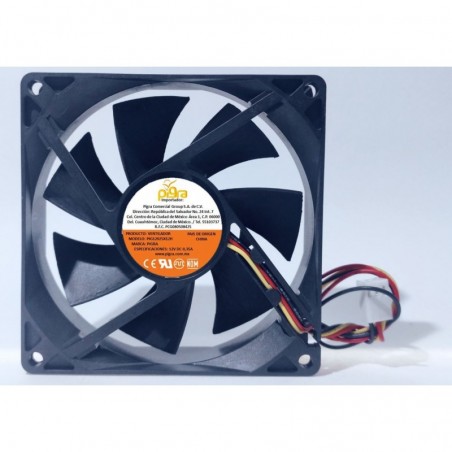 VENTILADOR PIGRA 120X120X25MM 12V