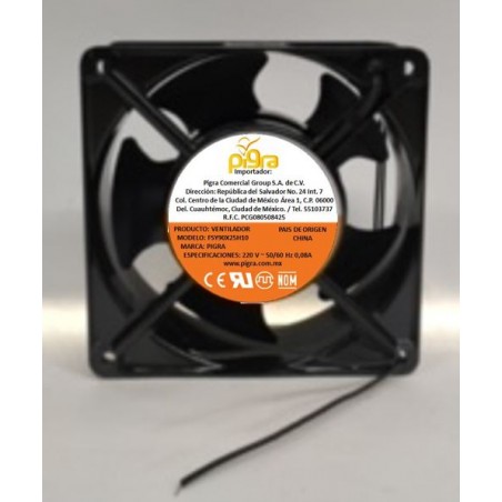 VENTILADOR PIGRA 90X90X25MM 220V