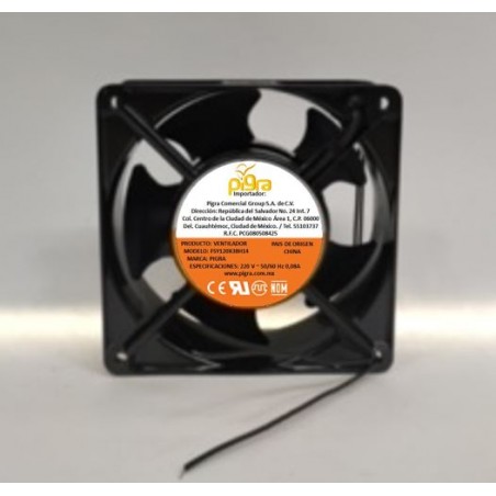 VENTILADOR PIGRA 120X120X38 MM 220V